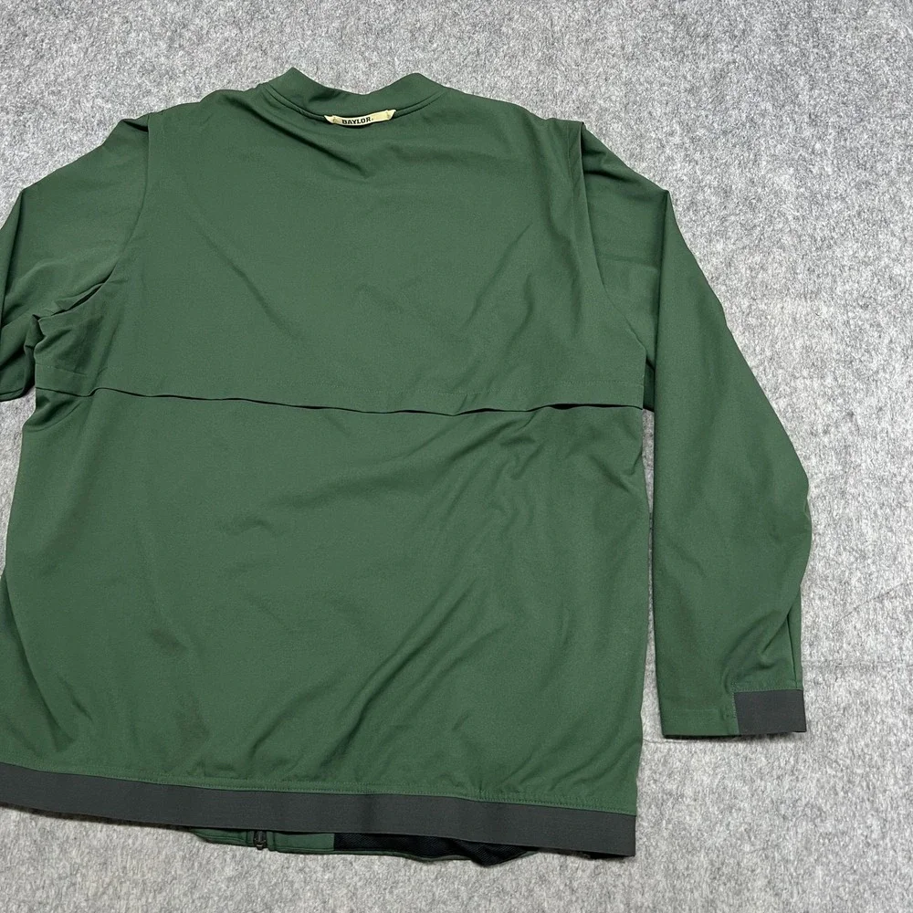 Baylor Bears Jacket Mens 2XL Green NCAA Football Nike Full Zip College‎ Warm Up